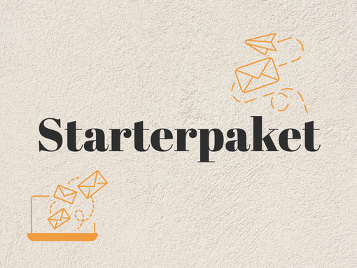 Ein Blatt mit einer Branding Strategie darauf. Nebenher sind noch Bilder und Notizen zu sehen.